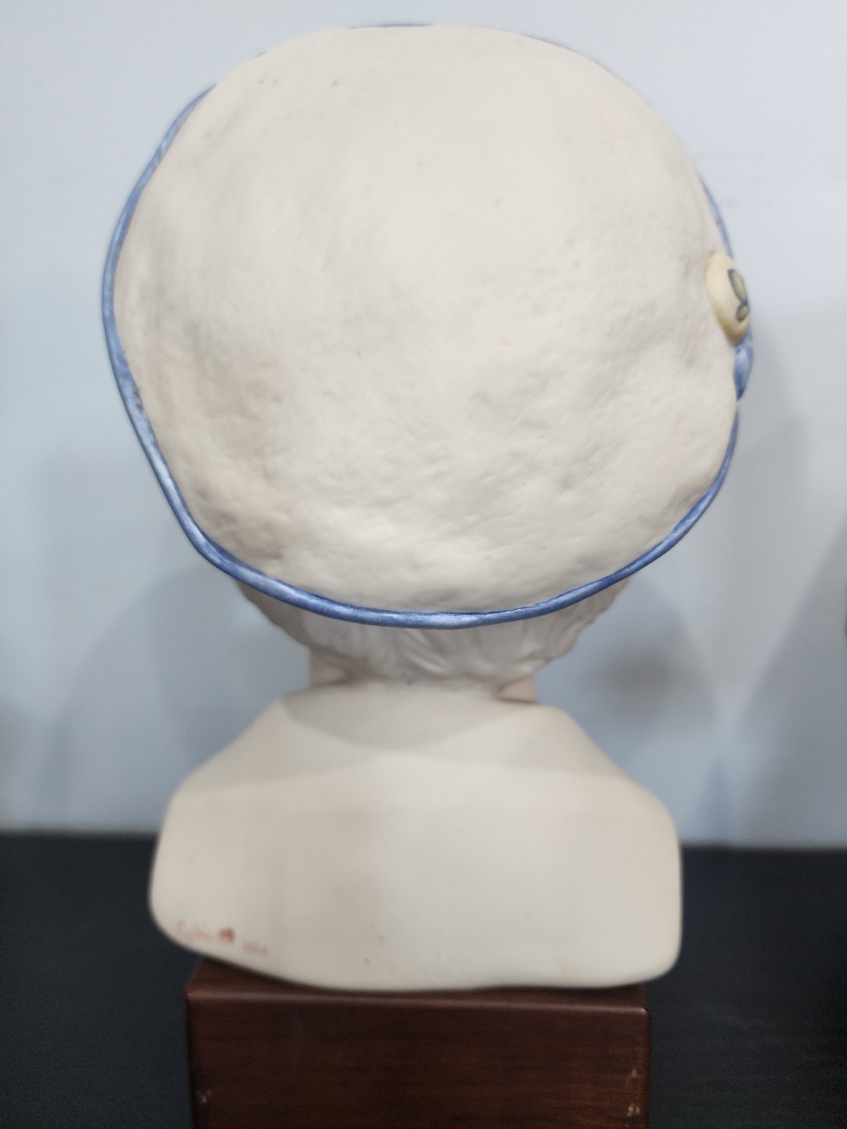 Cybris Porcelain Figurine Collectibles Head Bust – Boy With Sailor Cap 10 In+