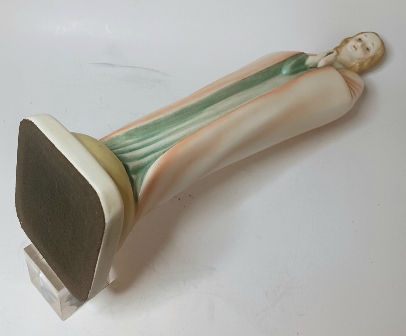Vintage Hummel Standing Madonna 13” Tall Hand Painted in Pastels