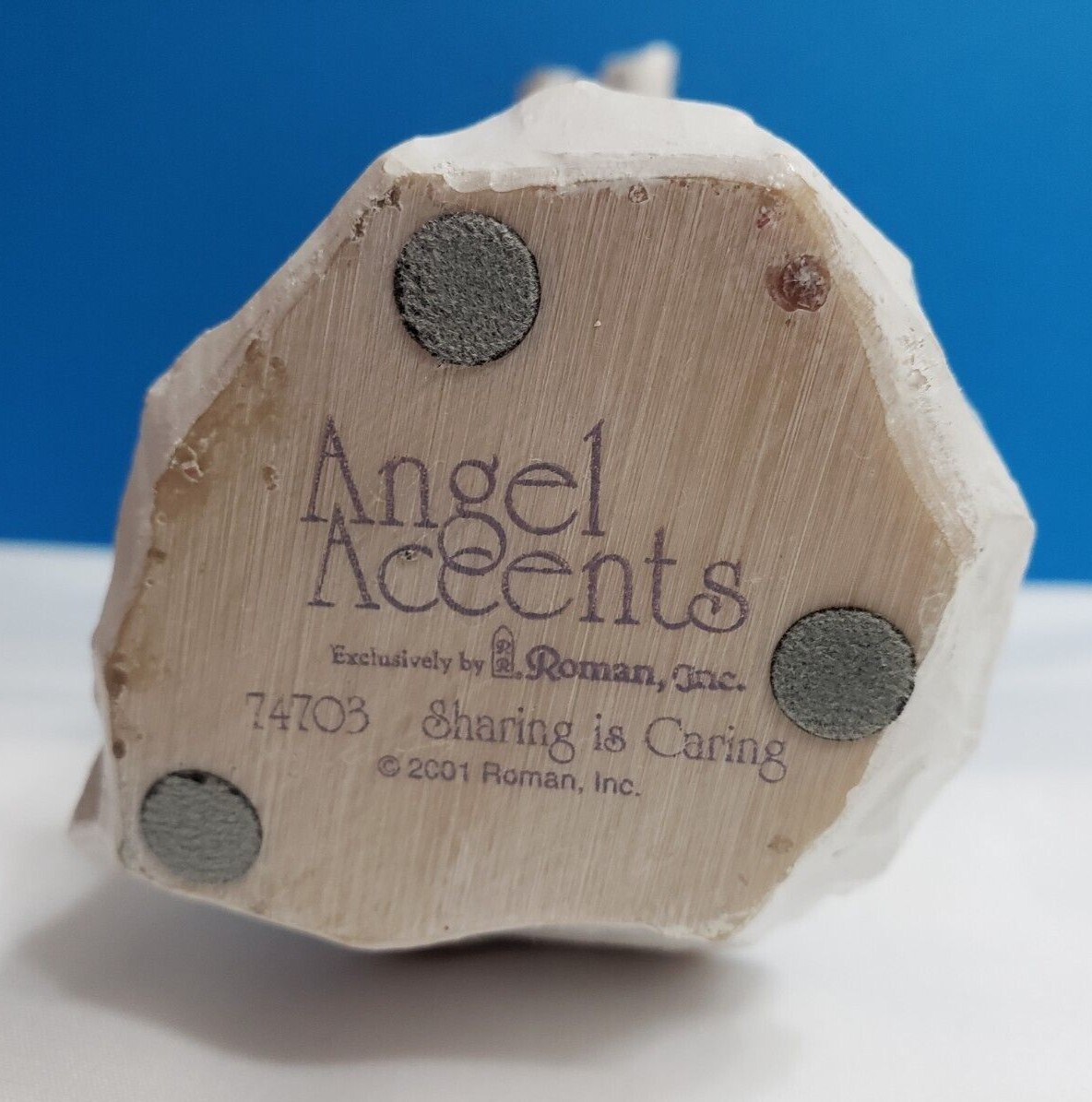 Angel Accents “Sharing Is Caring” Figurine #74703 By Roman Inc 2001