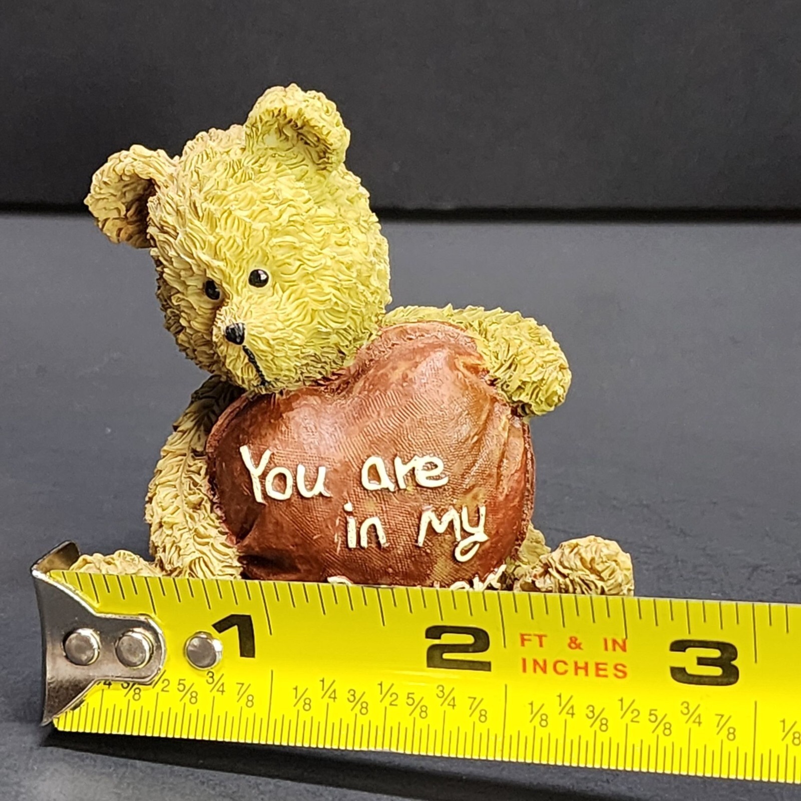 Vintage All Occasions Bear Figurine – You Are In My Prayers – 3” Tall Decorativ