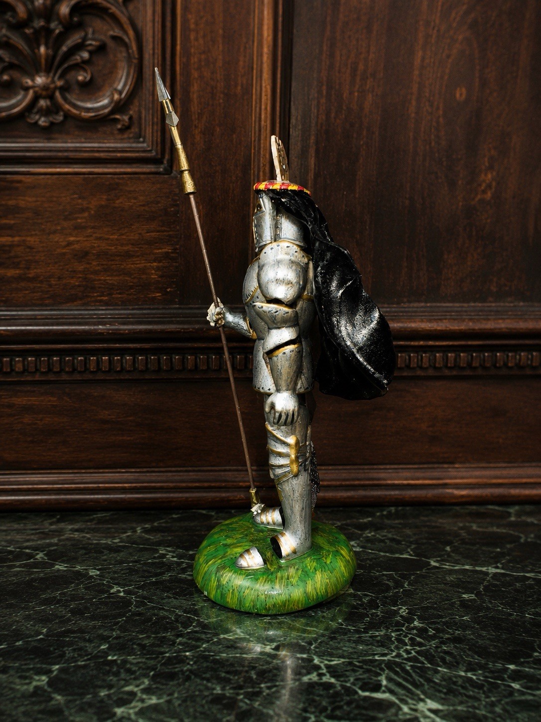 Department 56 Snow Village Halloween Forever On Guard Knight Light Up 6.25″