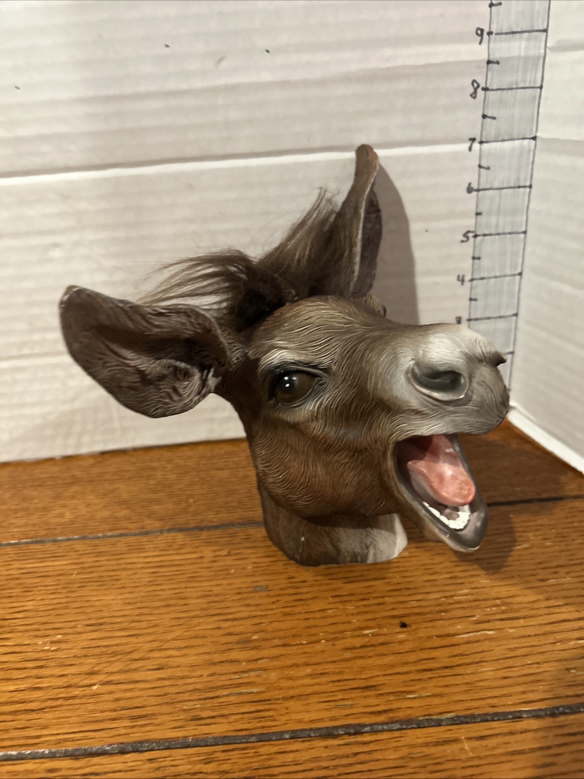 7″ Polyresin Laughing Donkey Mule Ass Head bust Paperweight