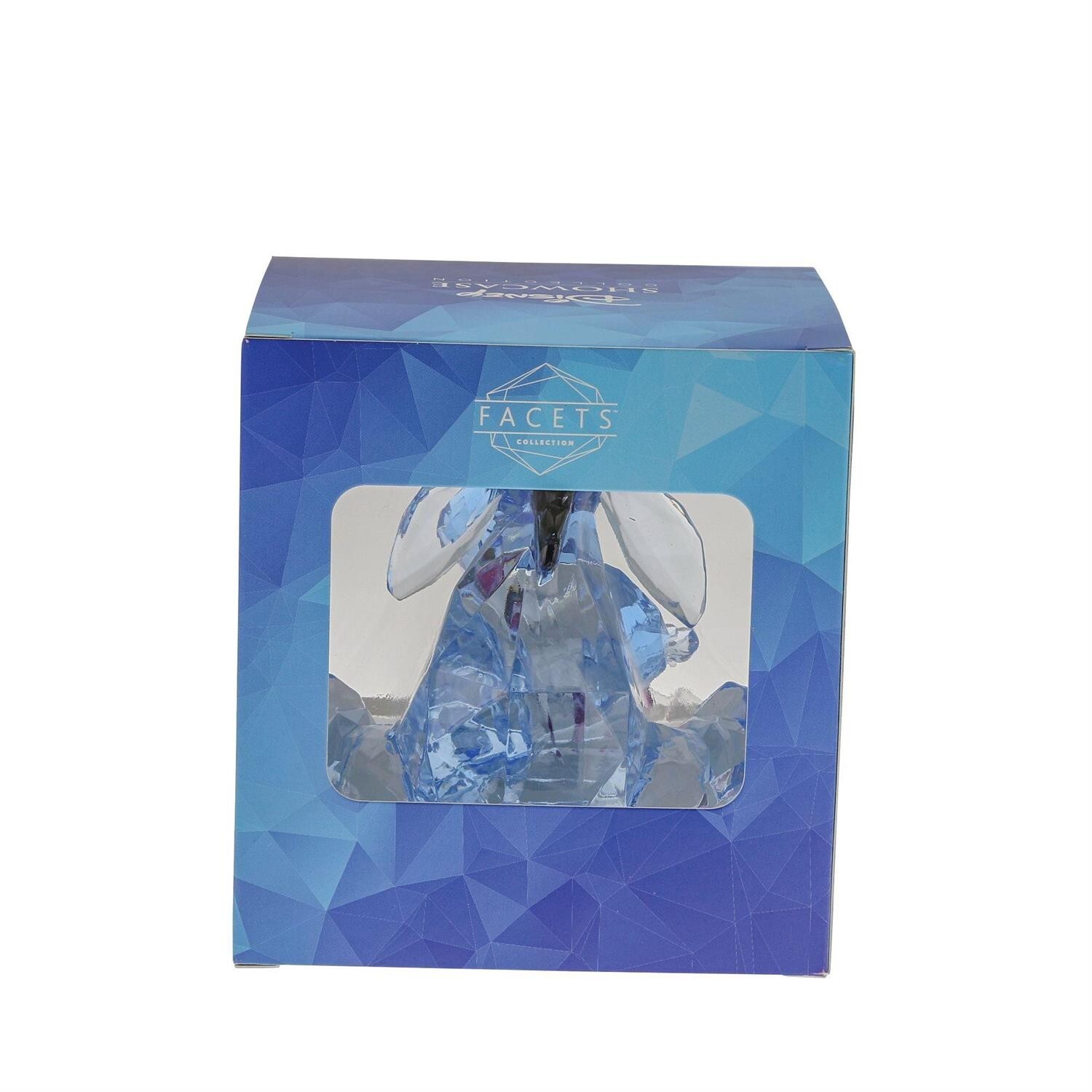 Enesco Facets Disney Winnie The Pooh Eeyore Sitting Figurine, 3 Inch, Blue NEW