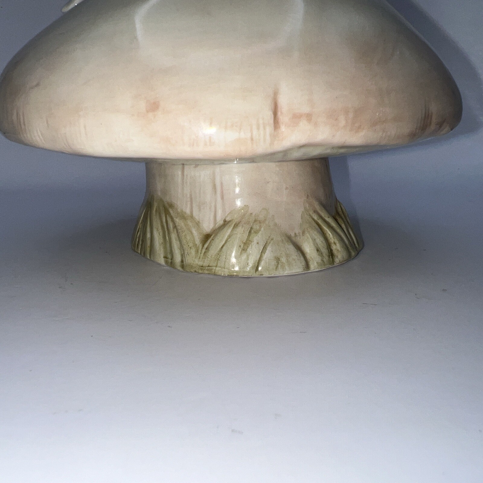 Vintage WINTERTHUR Pixie Elf On A Mushroom Bank J.Willfred Sadek Signed: Andrea