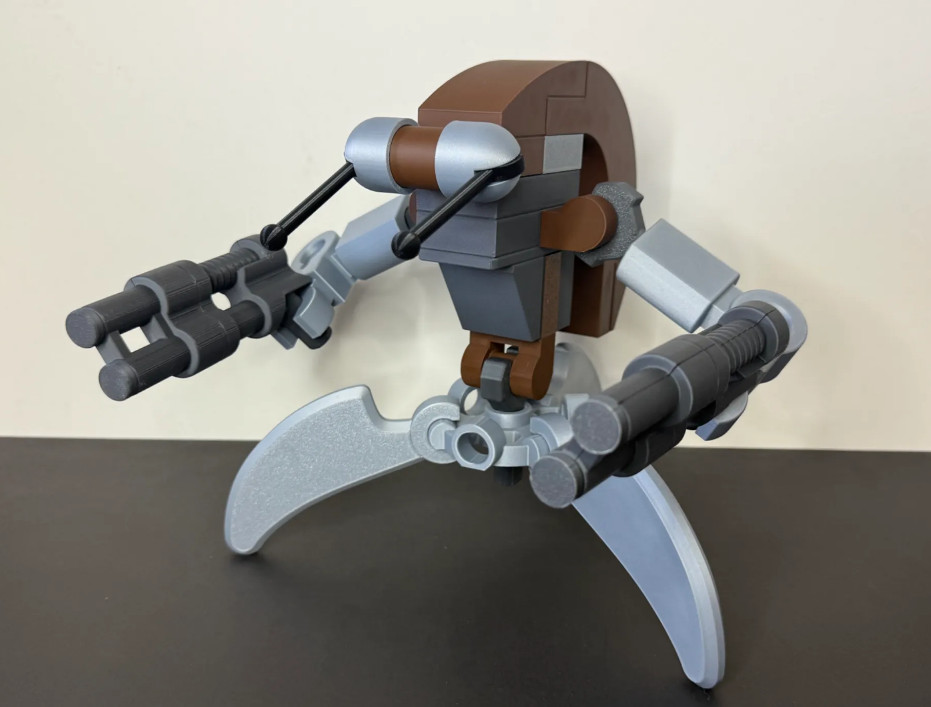 3D Printed – 9 in – Star Wars Destroyer Droid Figurine