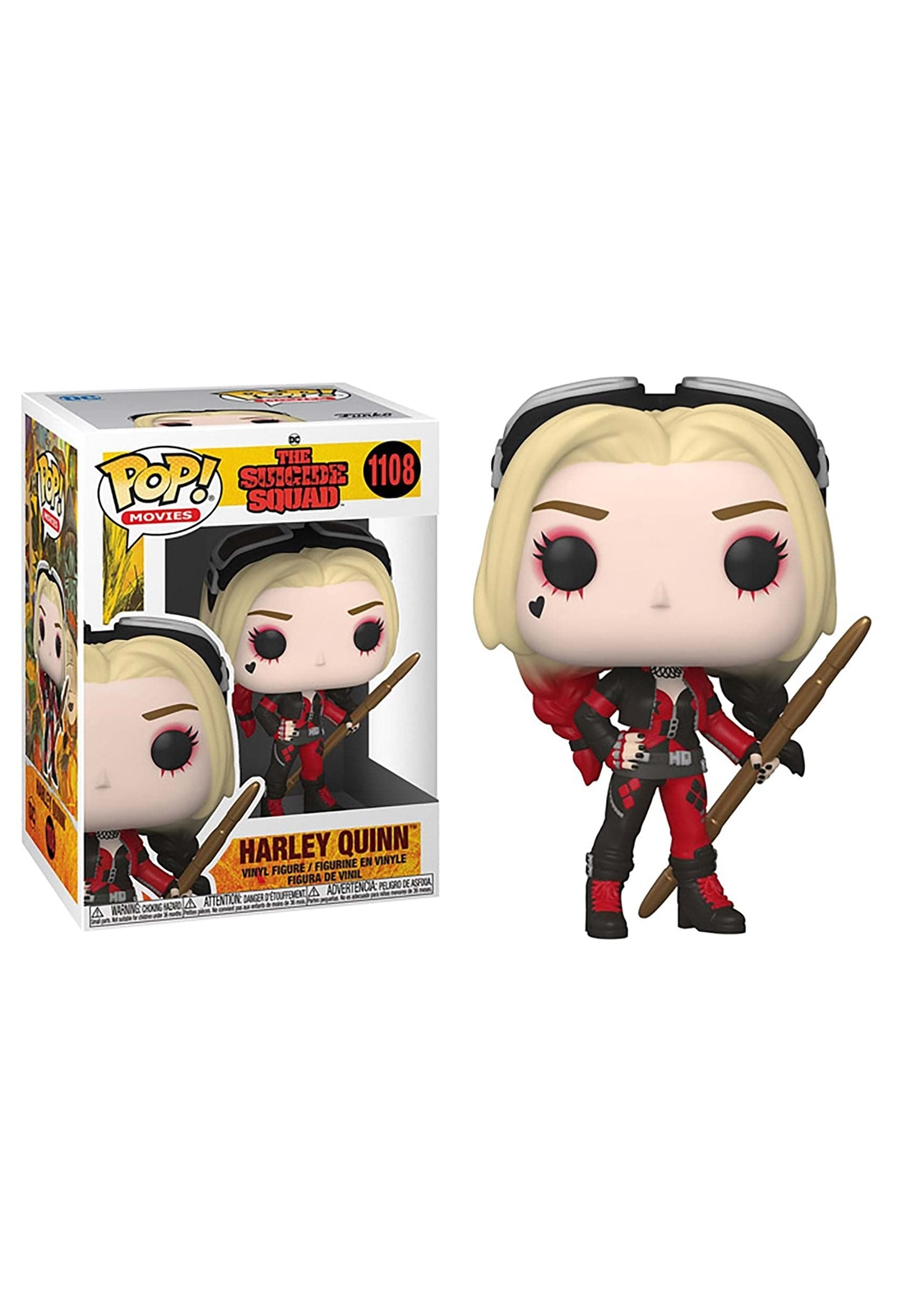 Funko Pop! Movies: 1108 The Suicide Squad Harley Quinn Bodysuit Collectible