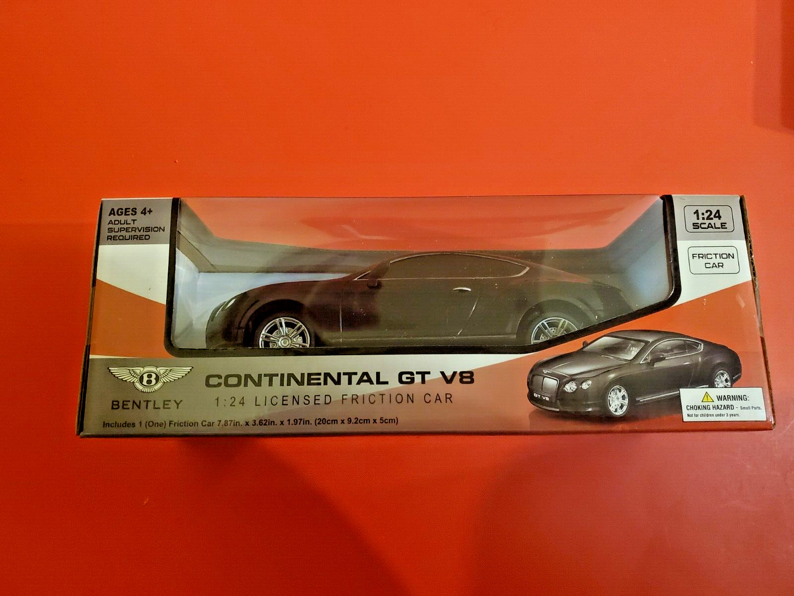 BENTLEY CONTINENTAL GT V8 / 1:24 LICENSED CAR / BRAND NEW IN BOX