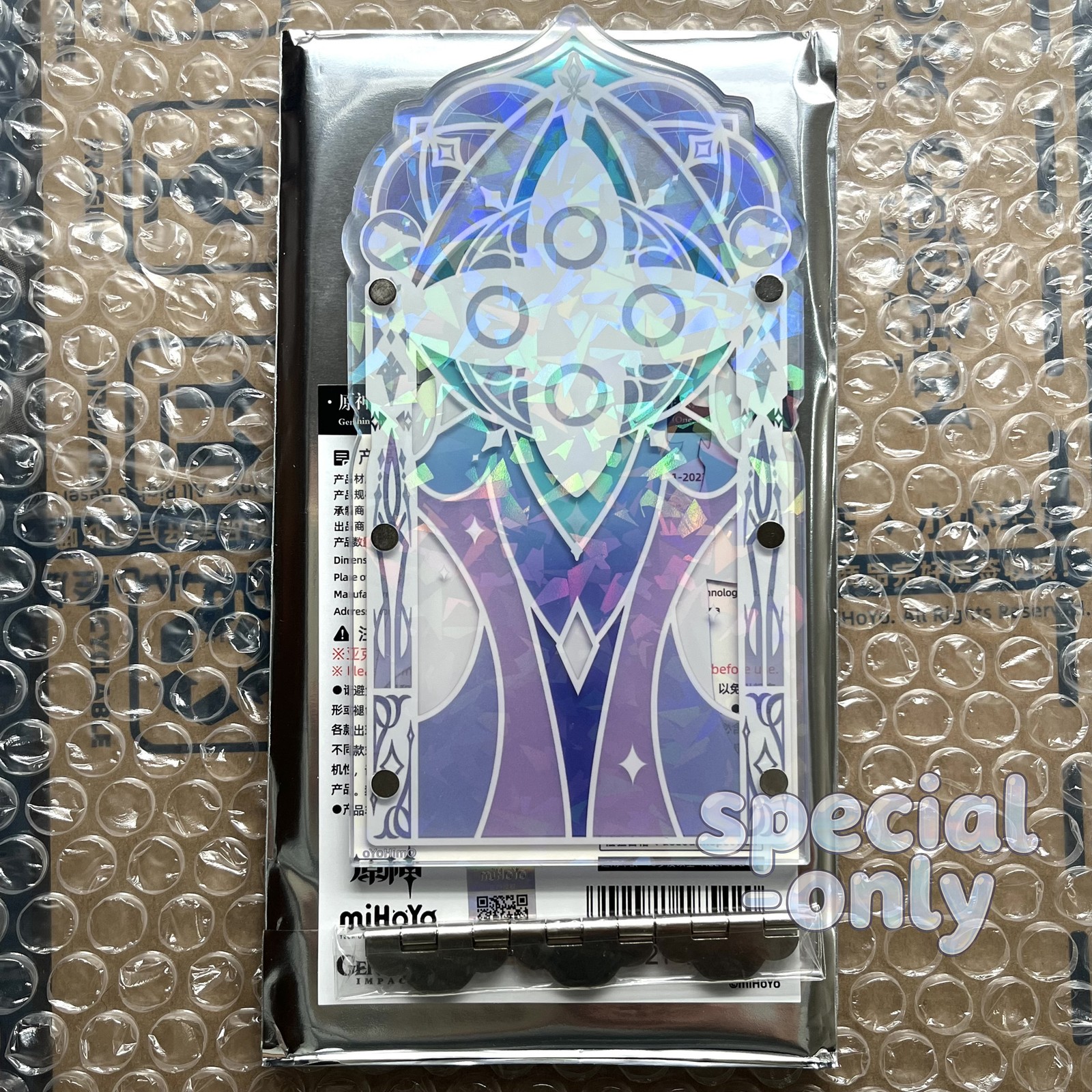 Official Genshin Impact Fatui II Dottore Set PVC Figure Acrylic Stand Badge Card