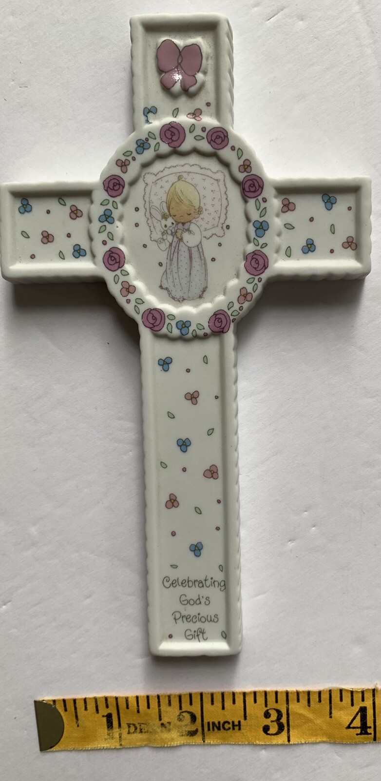 Baptism Cross Celebrating God’s Precious Gift.Wall Hanger. 1991 Previous Moments