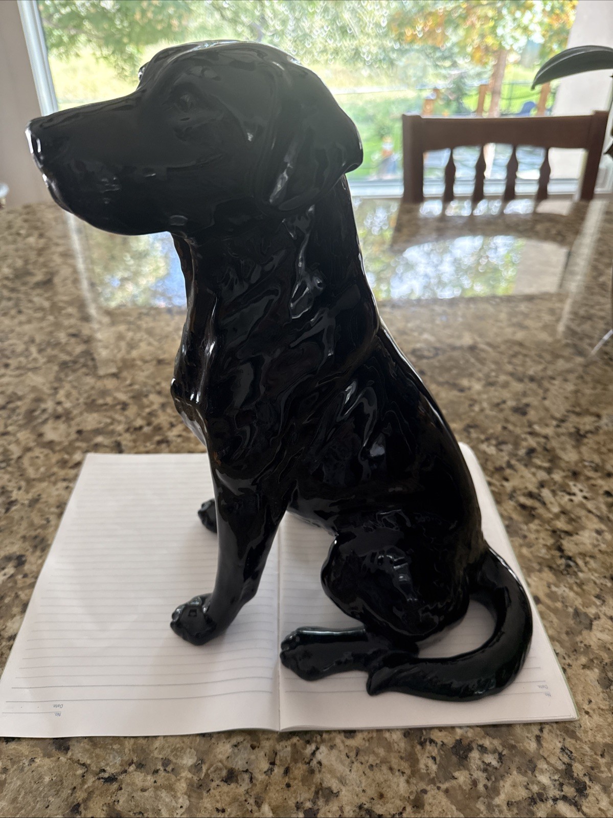 Large Beswick Figure Seated Labrador Dog Fireside Statue 13.5″ MADE IN ENGLAND