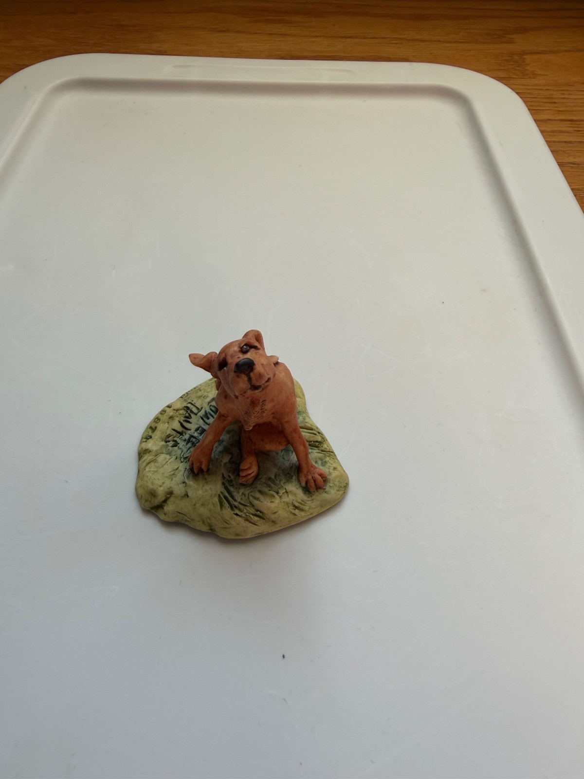 Lowell Davis Fox Fire Farm Dog “Fleas” Figurine