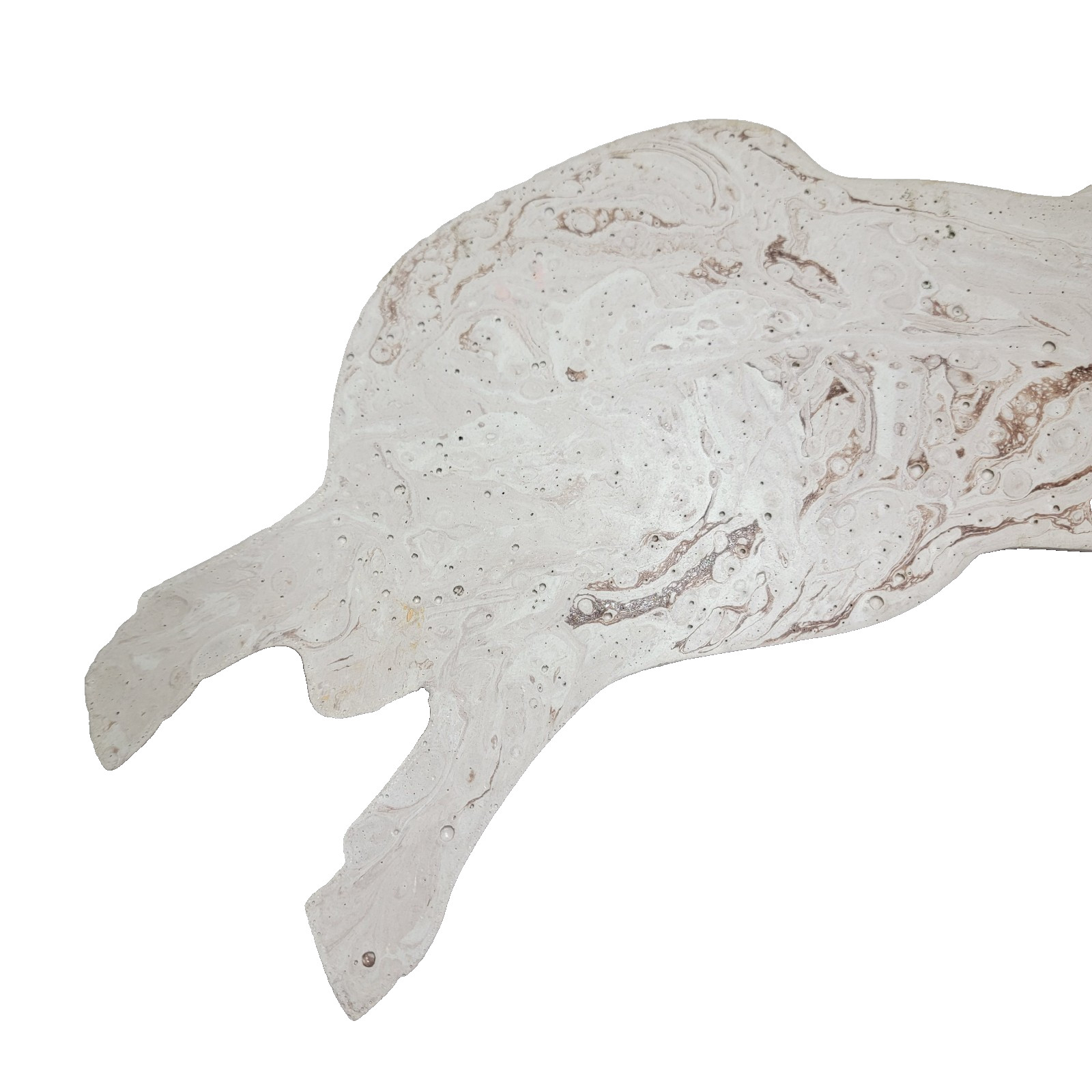 Vintage Resin Galloping Horses Wall Hanging Decor Marble Look and Design