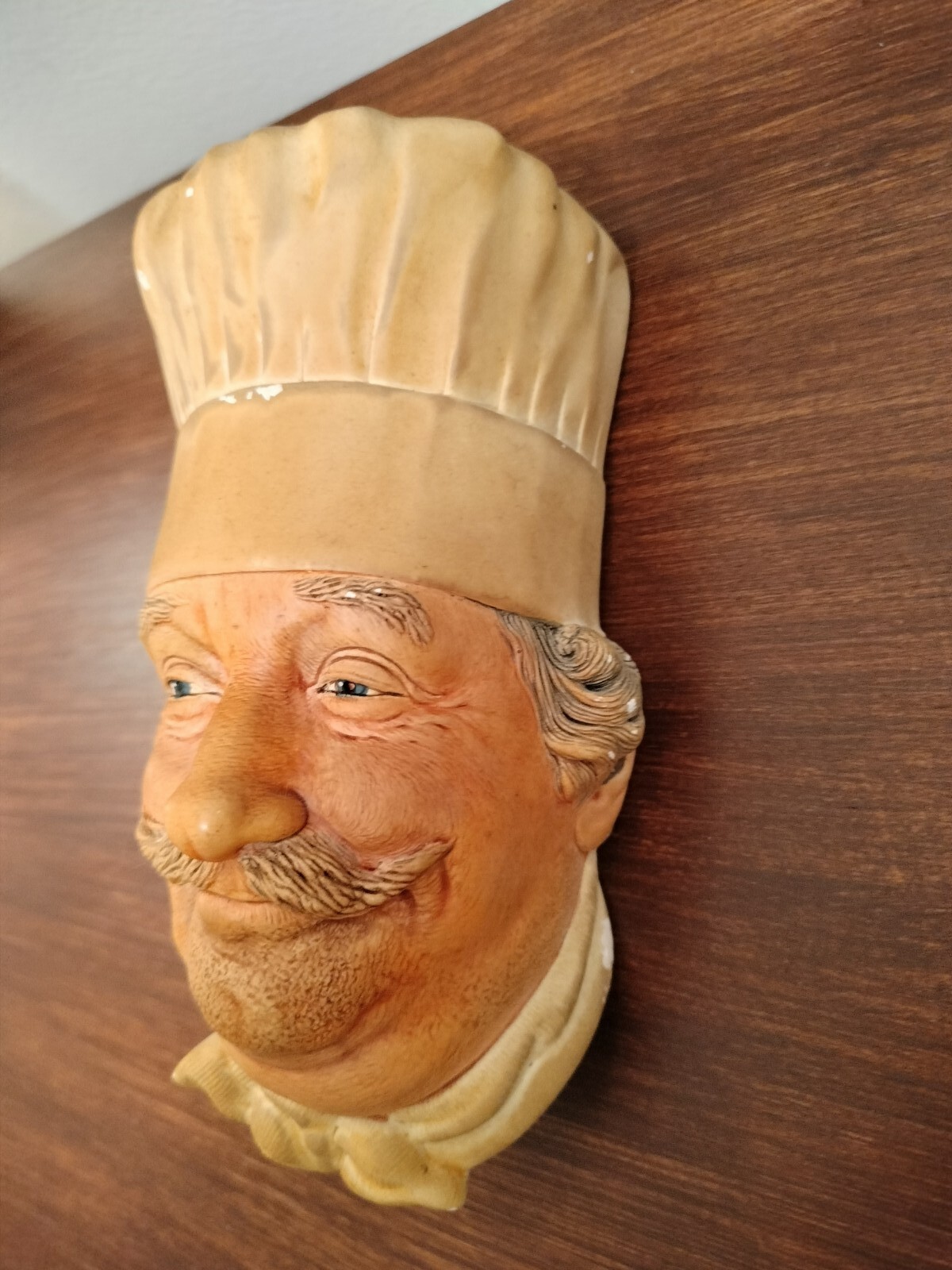 Chef England 1969 Bossons 3D Head Baker #30 Mustache Fascinating Flips