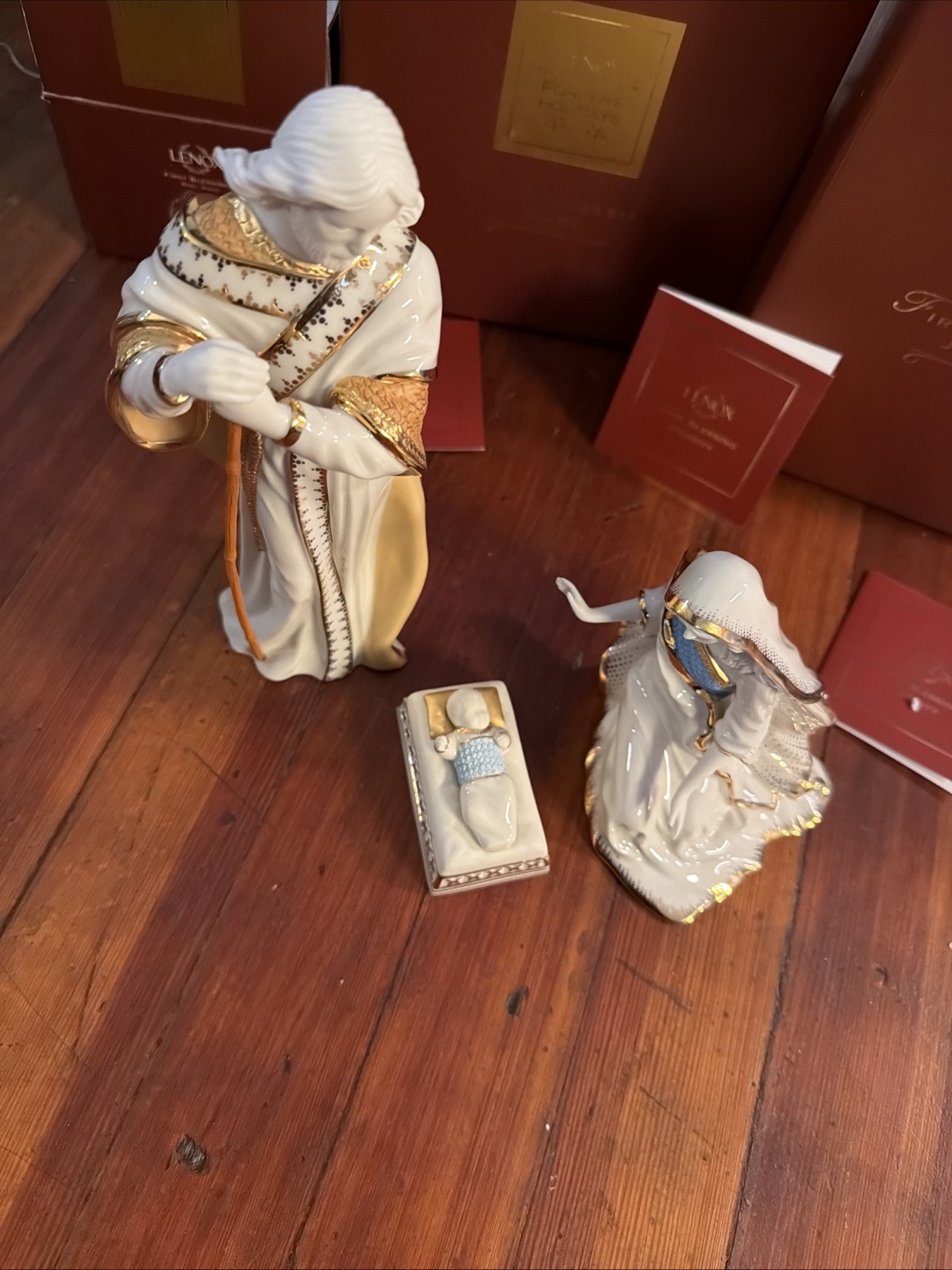 Lenox First Blessing Nativity The Holy Family Christmas Nativity Set 6238430 New