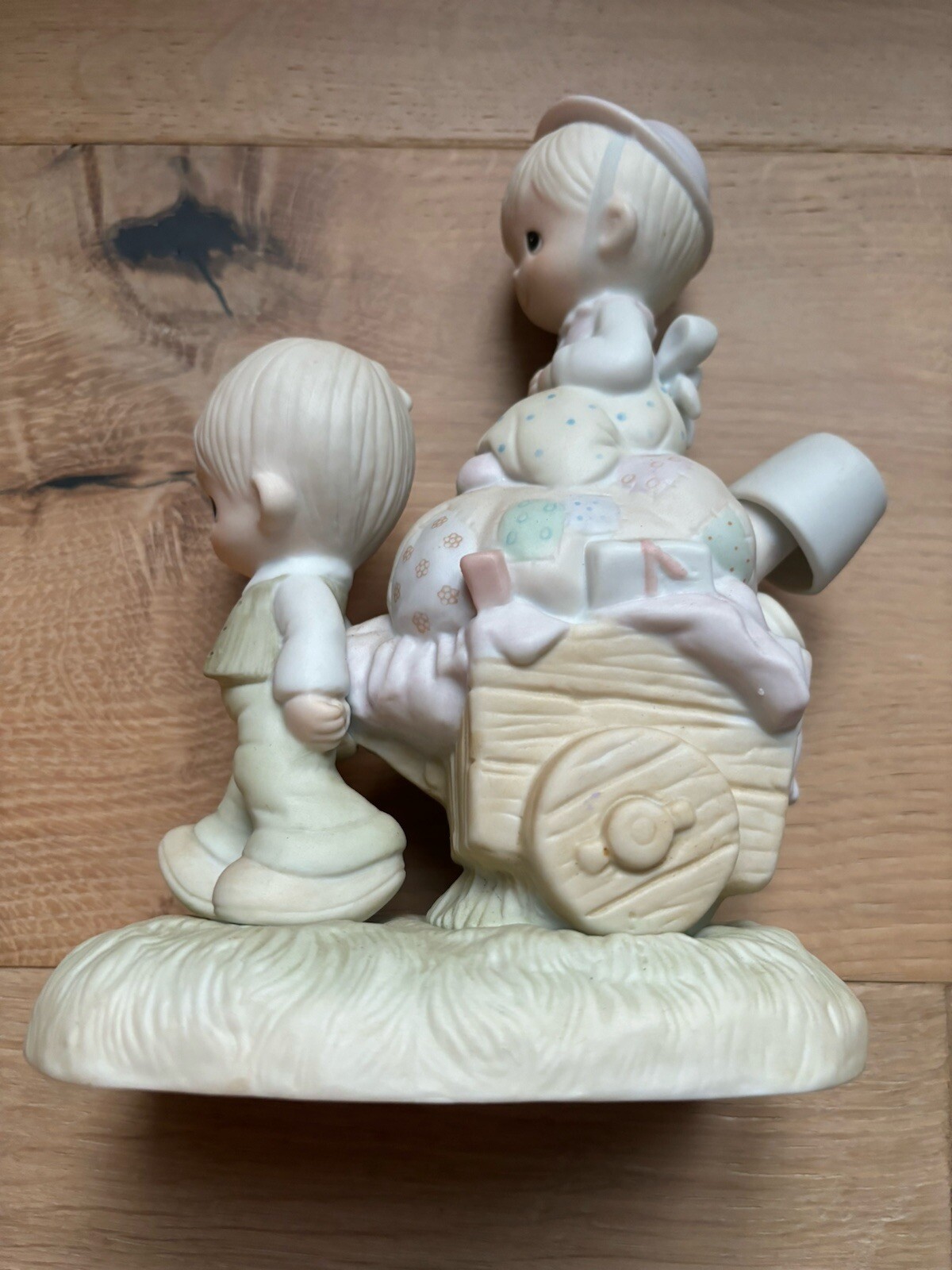 PRECIOUS MOMENTS VTG “Walking By Faith” W/Box E-3117 Jonathon & David 1979