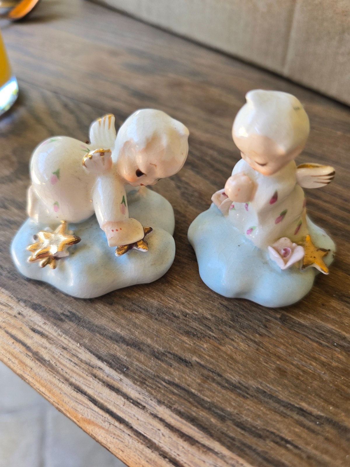 *SUPER RARE VTG* Napco Itsy Bitsy Angel Girl Praying “Brighten Up” Figurine