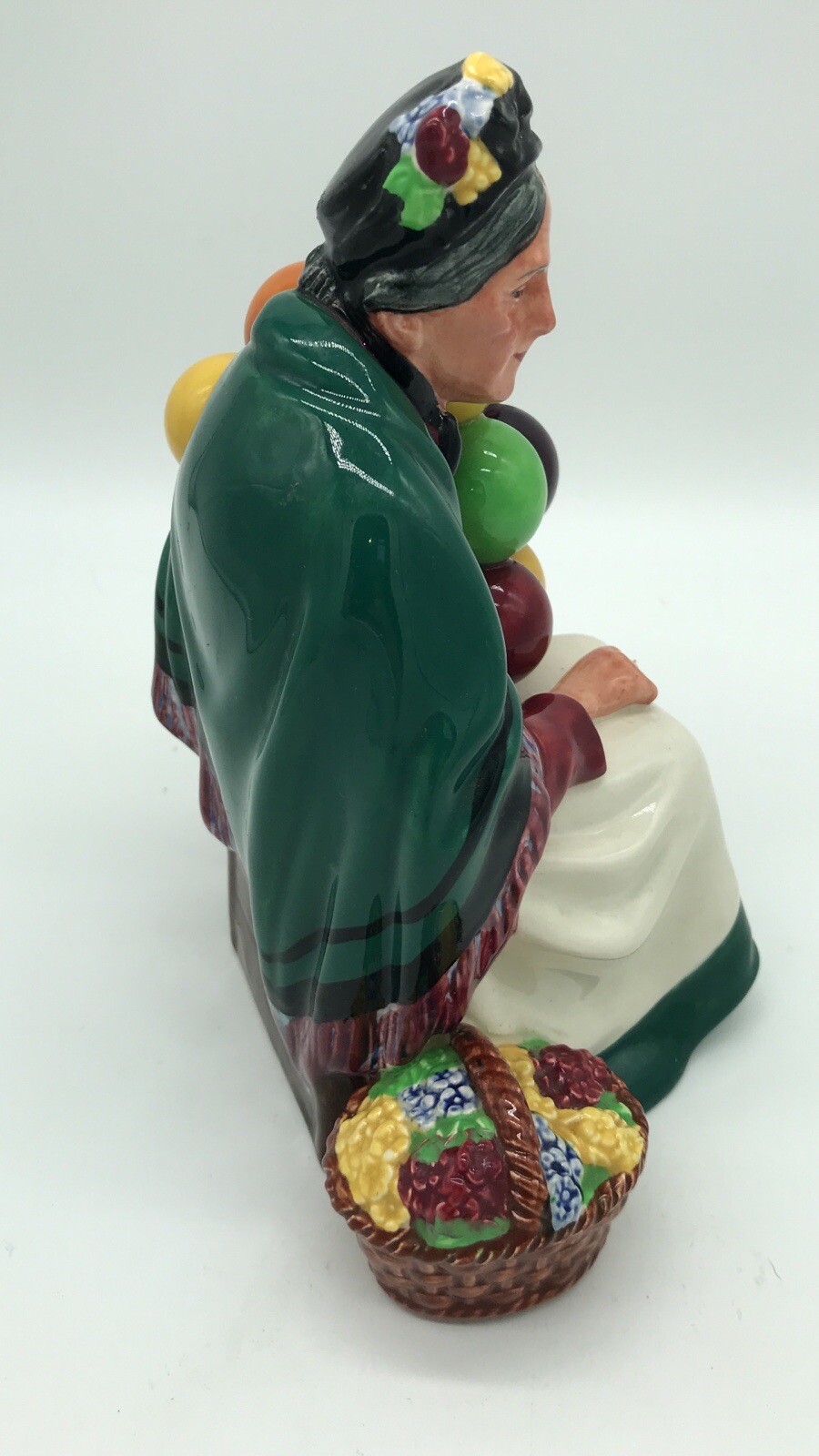 Vintage Royal Doulton The Old Balloon Seller Woman Figurine HN 1315 England 7.5”