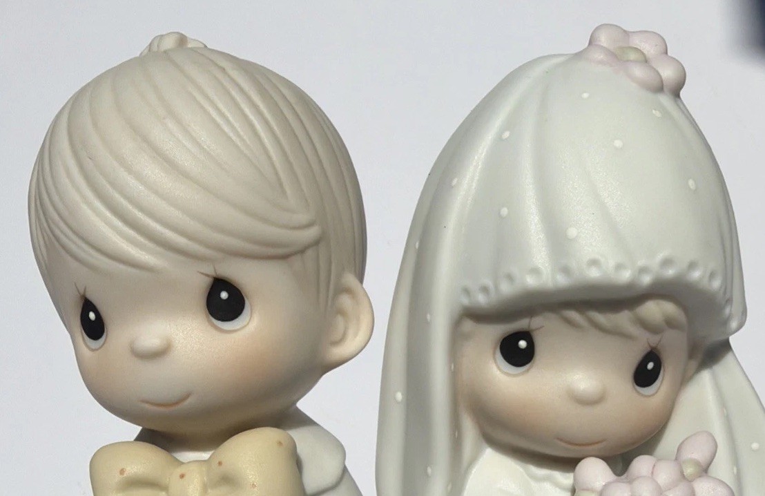 Precious Moments E-3114 The Lord Bless You Keep You 1991 Vessel Mark Wedding