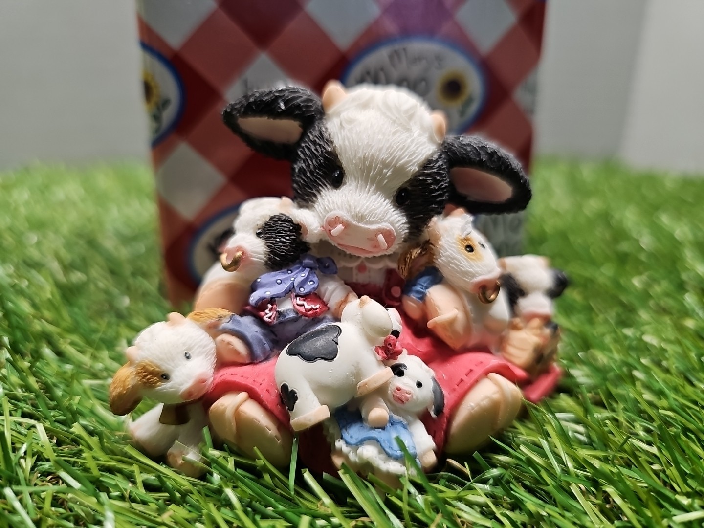 Vintage 1997 Enesco Mary’s Moo Moos “Friends Are The Best Cowlectable” Retired