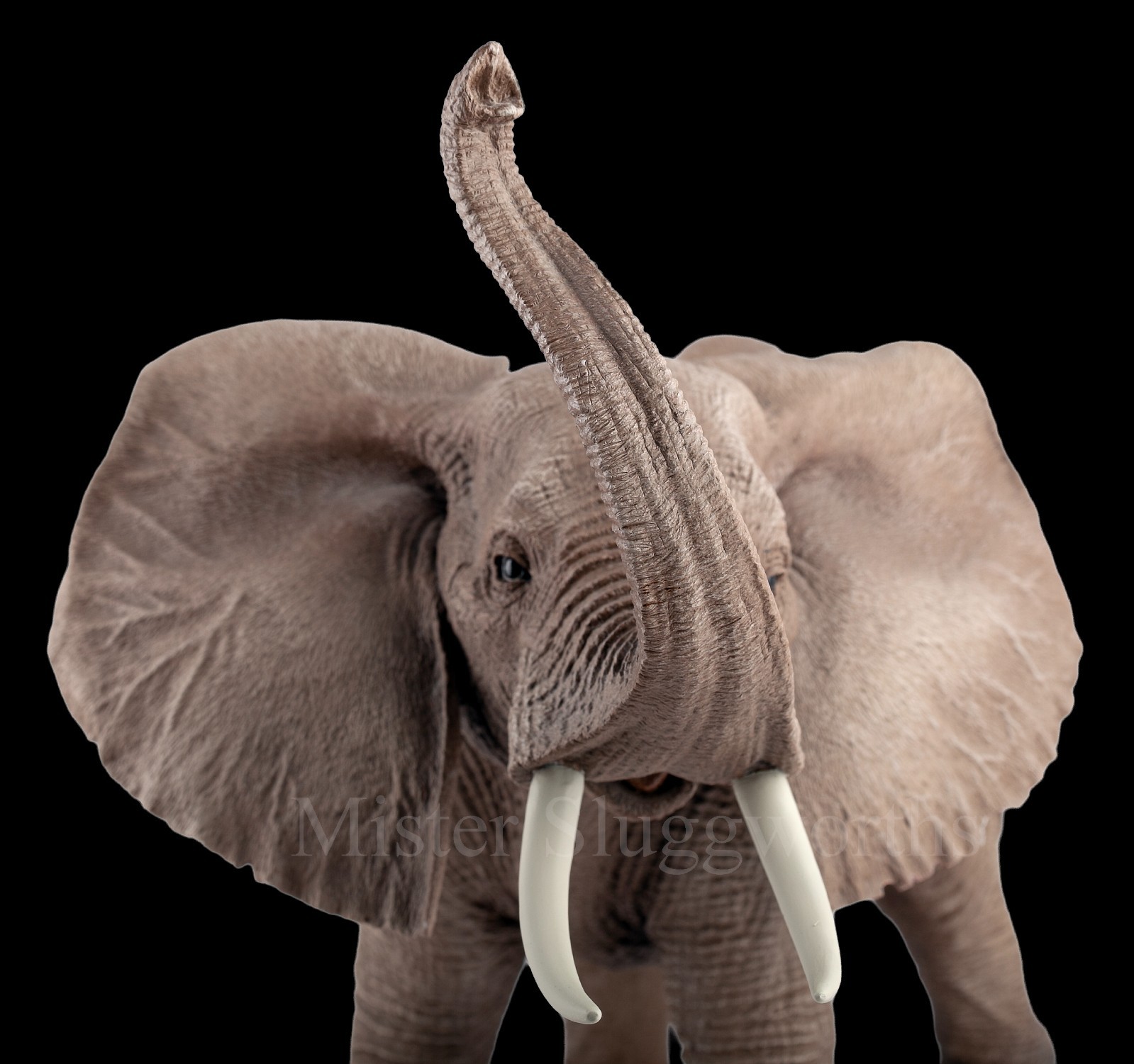 Vintage CreArt 1995 African Safari 20″ Elephant Living Sculpture LE 1404/1500