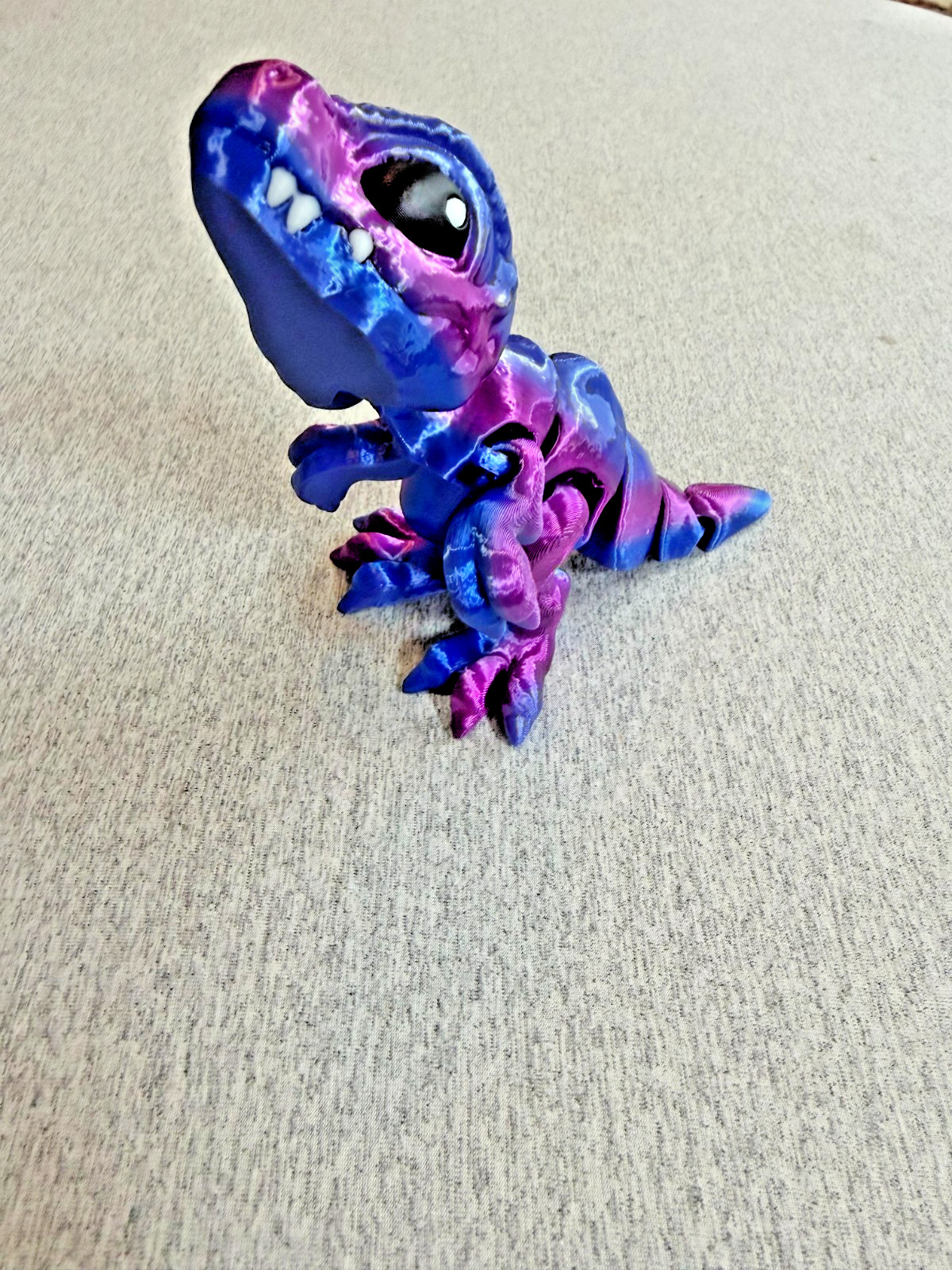 3D Printed Articulating Fantasy Figures/Dragons/Frogs/Wolf/Lizard/Dinosaurs More
