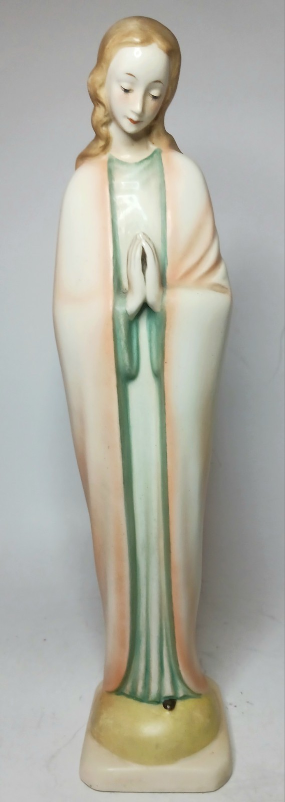 Vintage Hummel Standing Madonna 13” Tall Hand Painted in Pastels