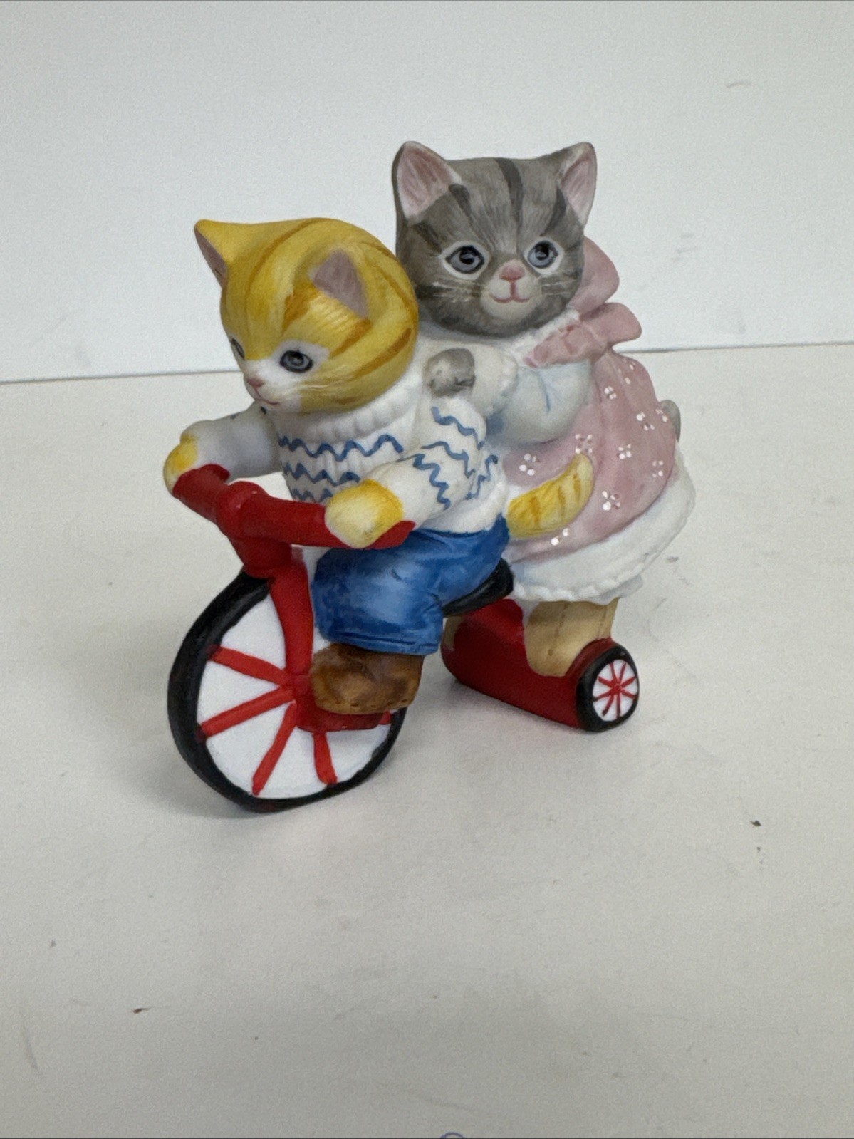 Vintage Schmid KITTY CUCUMBER – Kittys On Bicycle Horse – 1988 Retired