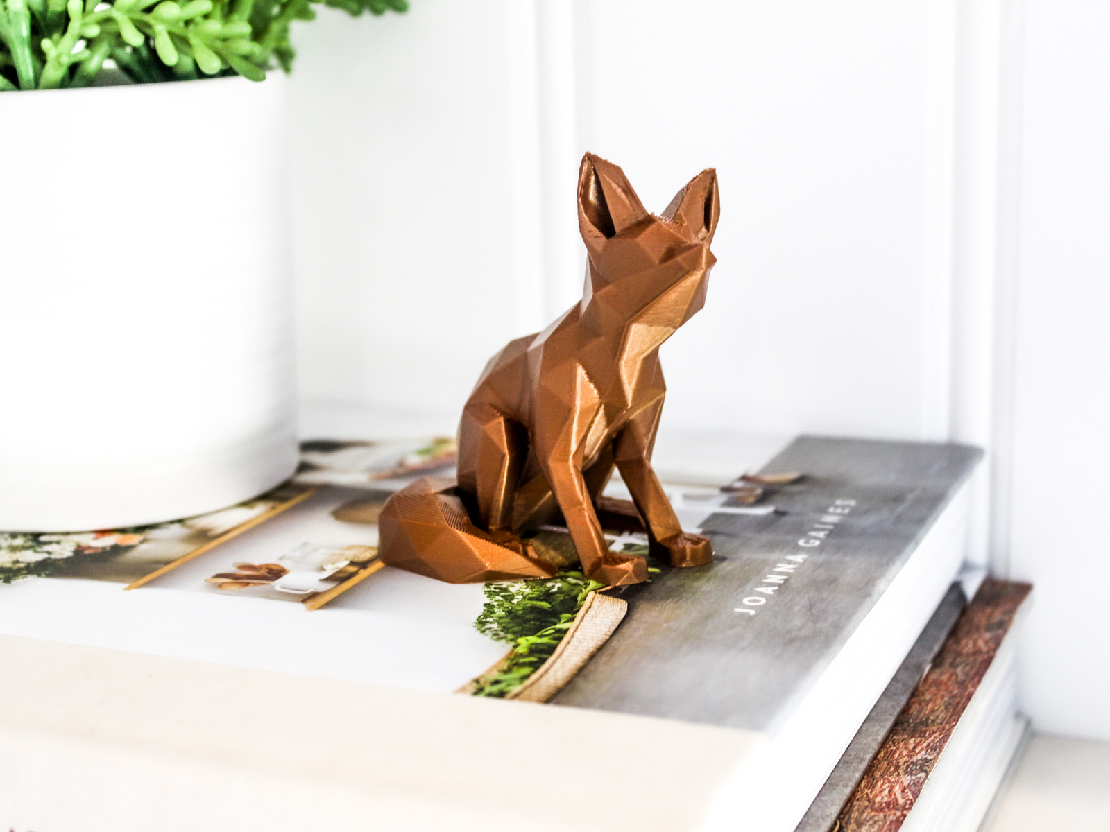 Low Poly Fennec Fox 3D – Stylish Geometric Decor
