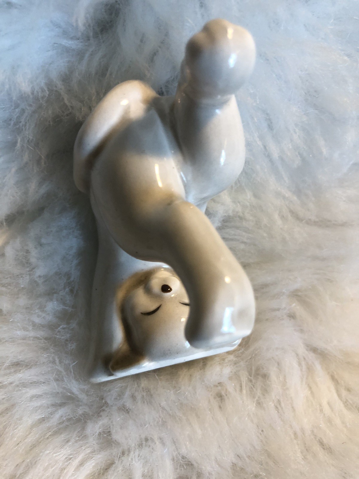 Fitz & Floyd Lot of 3 Porcelain Tumbling Cats Figurines Vintage Japan Playful