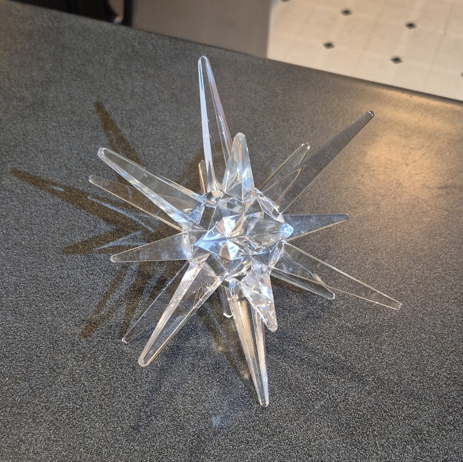 Mid Century Modern Atomic Starburst Vintage Retro Acrylic Tabletop Decor