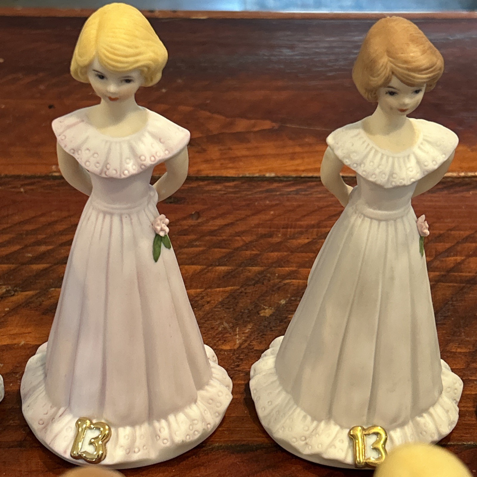 Lot of 28 Vintage Growing Up Birthday Girls Ages 1-16 Years Old , Variations