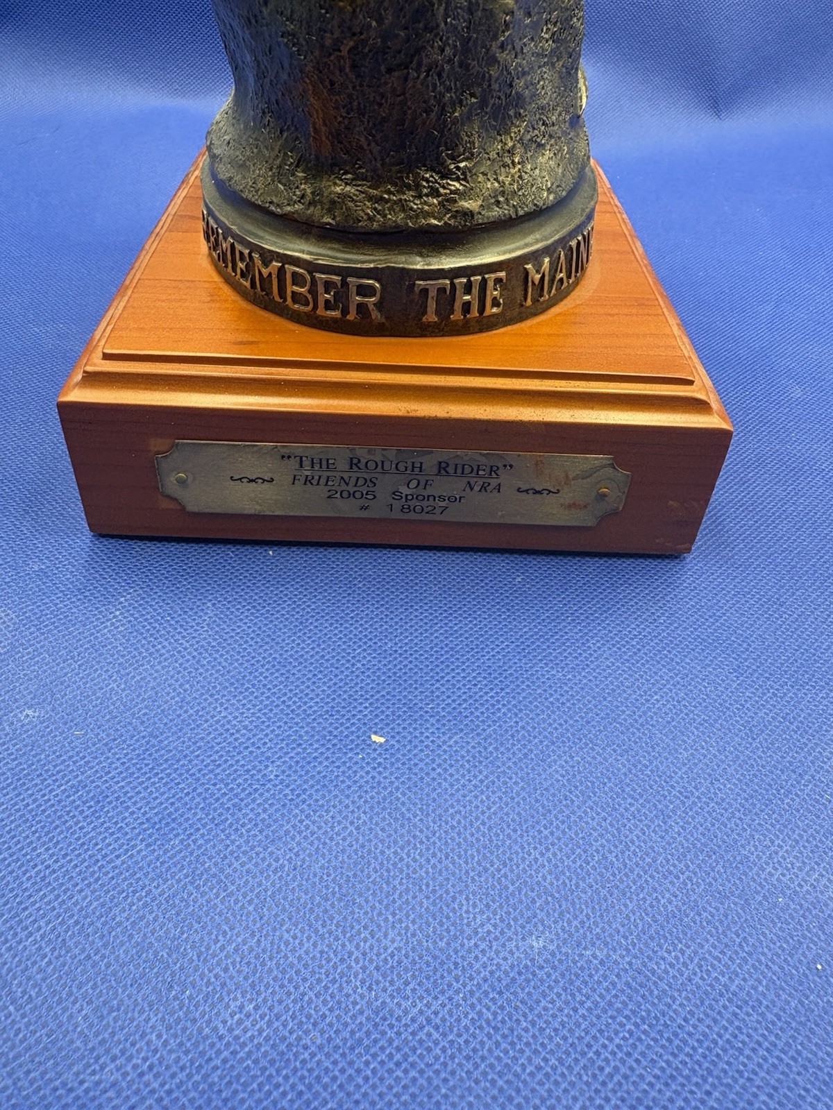 Friends Of NRA 2005 Statue The Rough Rider Remember The Maine Rick Terry # 18027