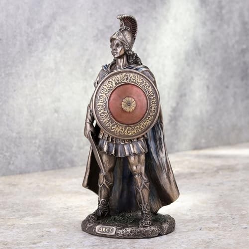 Veronese Design 6 1/4 Inch Ares The Greek God of War Cold Cast Resin Bronze