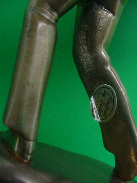 Brass Golfer Removable Club Statue Starting Lineup Arnold Palmer w/card