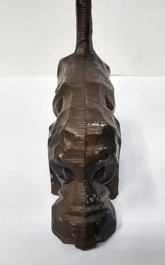 Vintage Metal Blood Hound Dog Figurine 3.5″