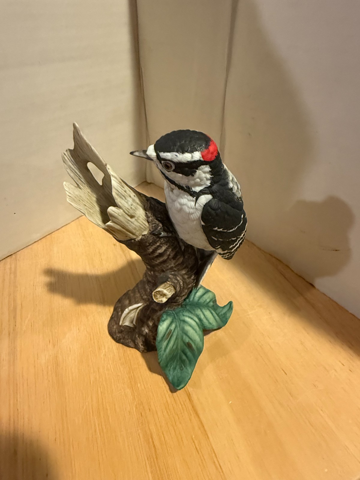 Lenox DOWNY WOODPECKER Garden Birds Collection Fine Porcelain 1989