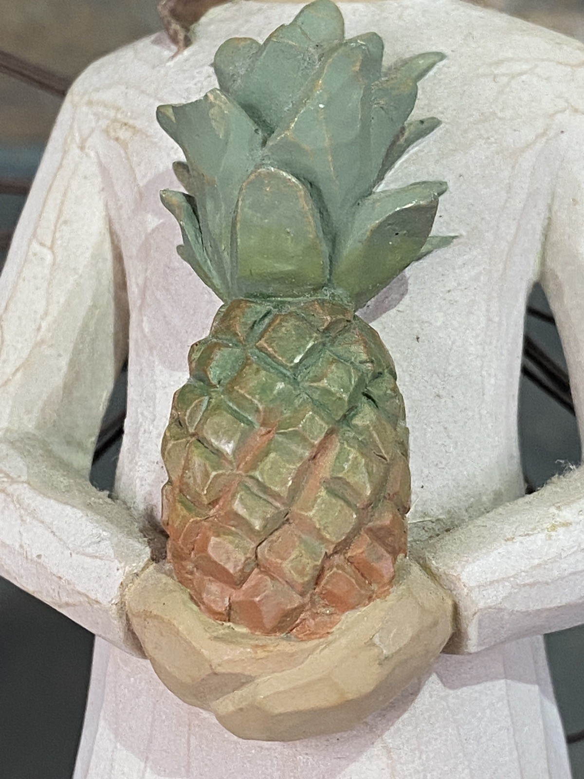2002 Willow Tree Welcoming Angel Demdaco Figurine Susan Lordi Pineapple