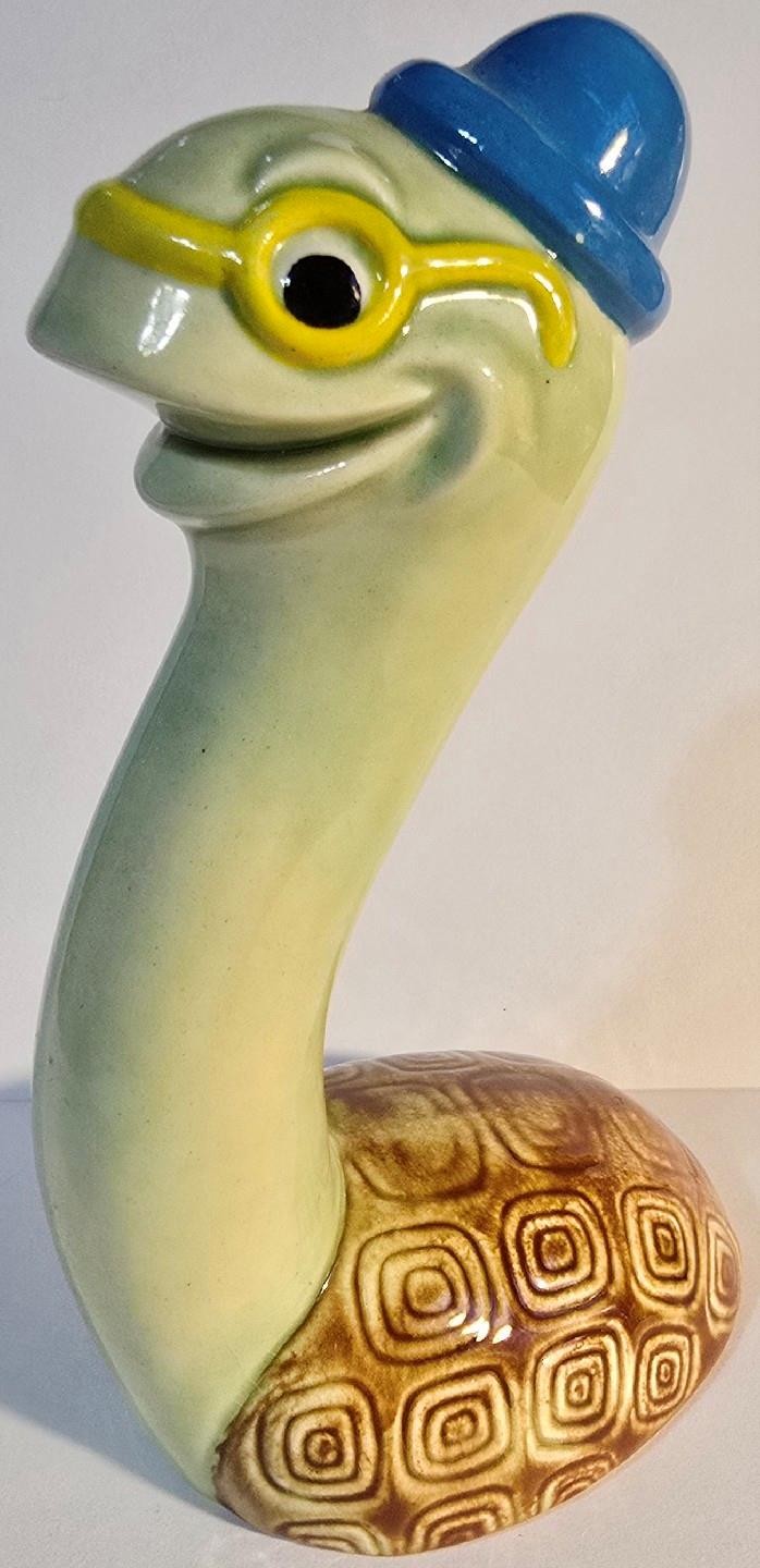 Vtg. Whimsical Cute Snail Wearing Glasses Figurine 1976 HANDCRAFT STUDIO OHIO