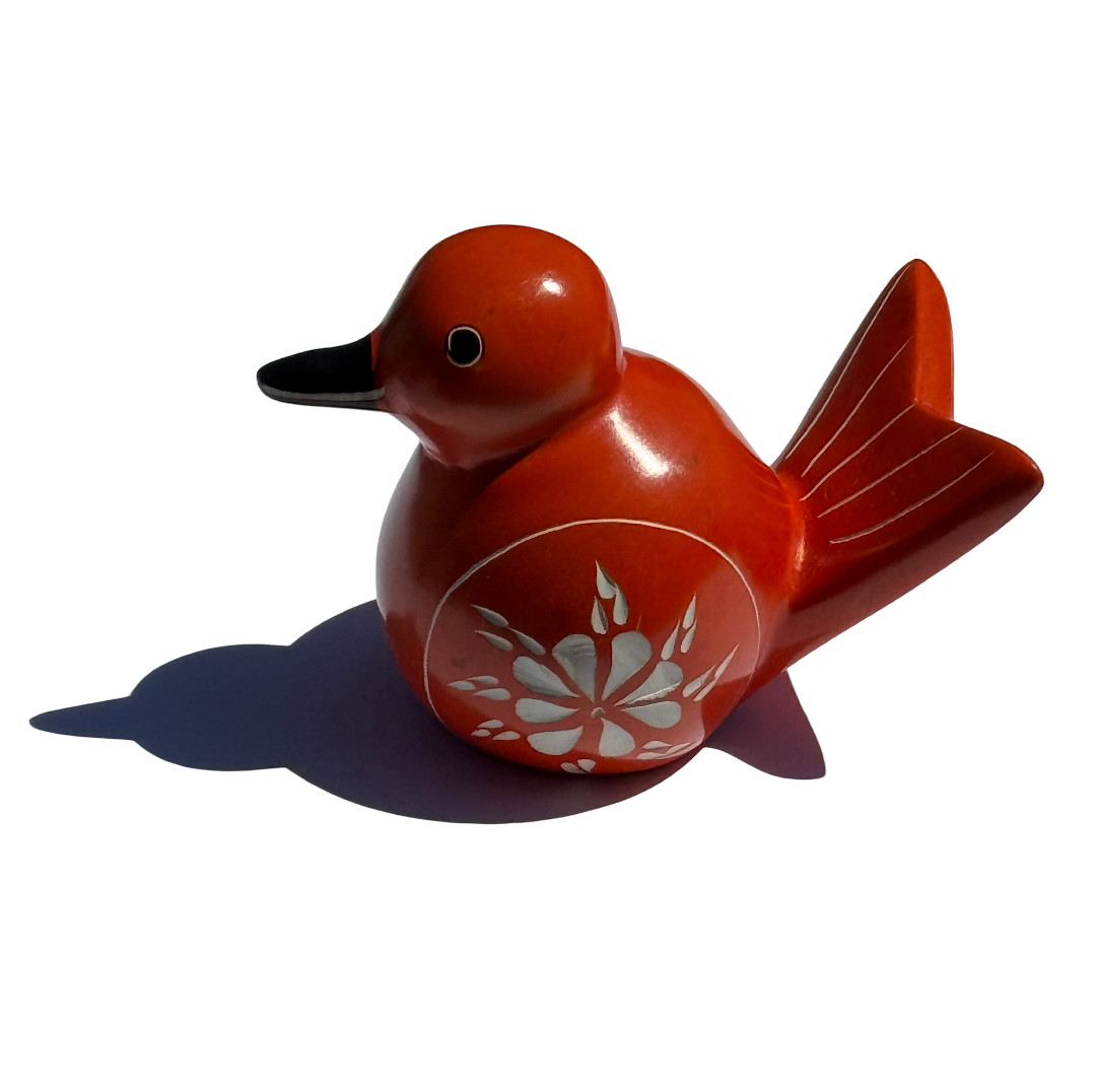 Soapstone Bird Figurine Sculpture