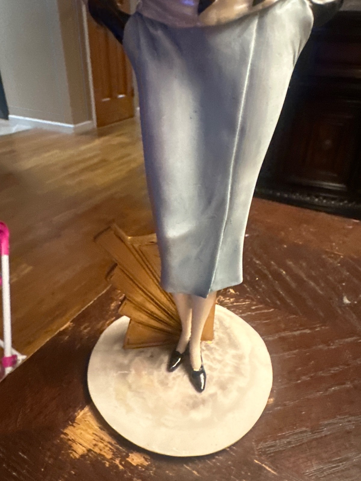 Vintage Art Deco Revival Elegant Fashion Lady Figurine