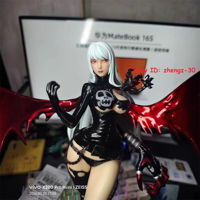 H32CM Digimon Lady Devimon‌ Statue PVC Model Anime Figure Collectible W/Box Gift
