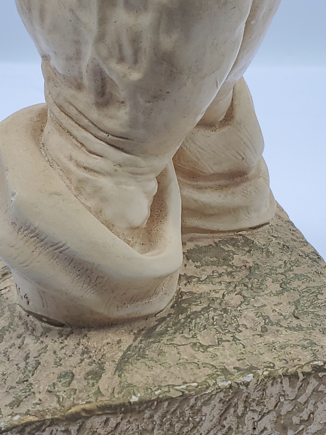 Ceramic Praying Hands Figurine Vintage Atlantic Mold Company
