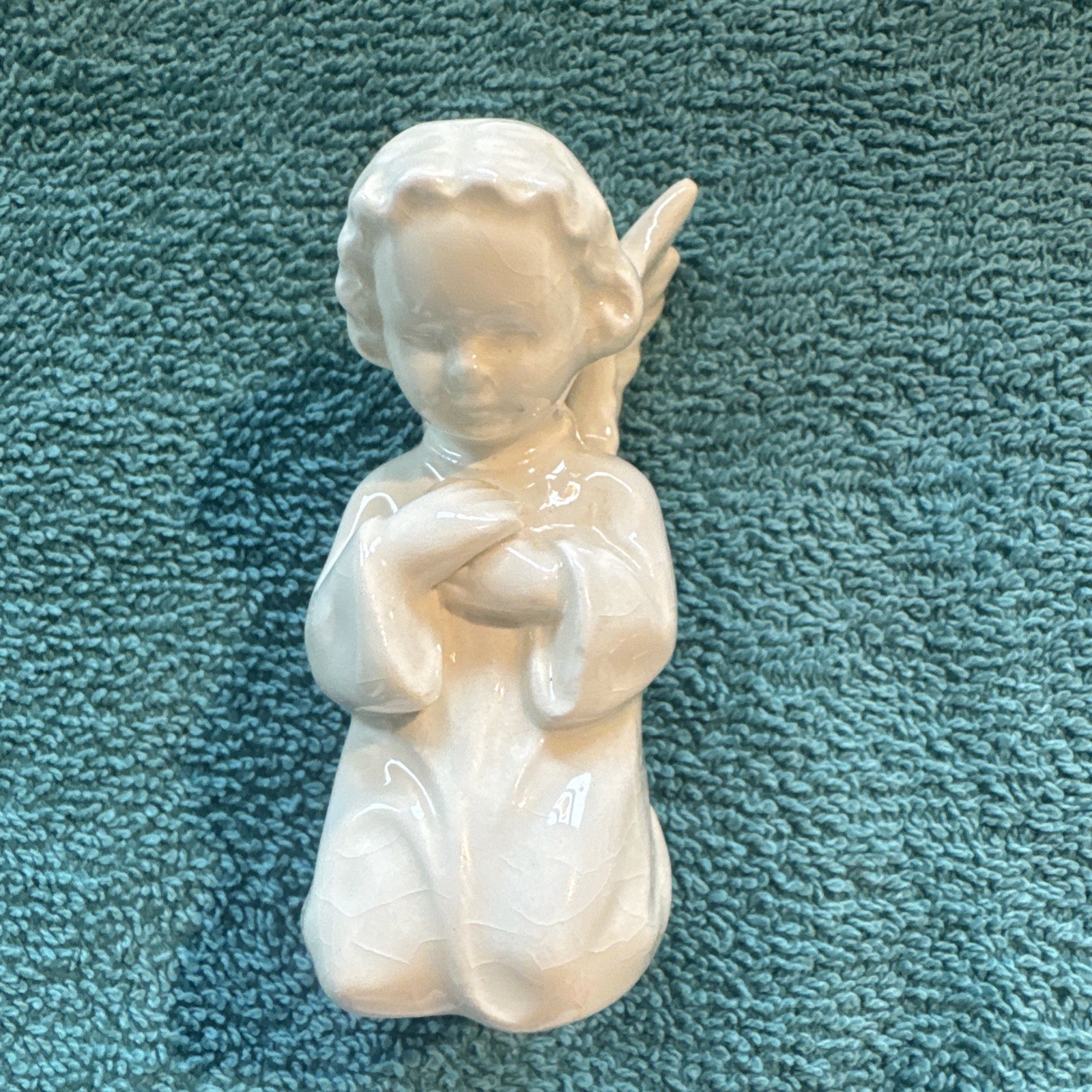 Vintage Goebel Sacrart West Germany Praying Angel 3” Figurine HE26B Mint Cond.