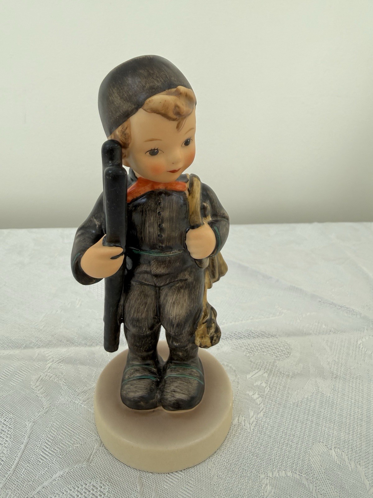 Hummel Goebel – “Chimney Sweep” Boy in Work Clothes w/ Ladder W Germany 4″