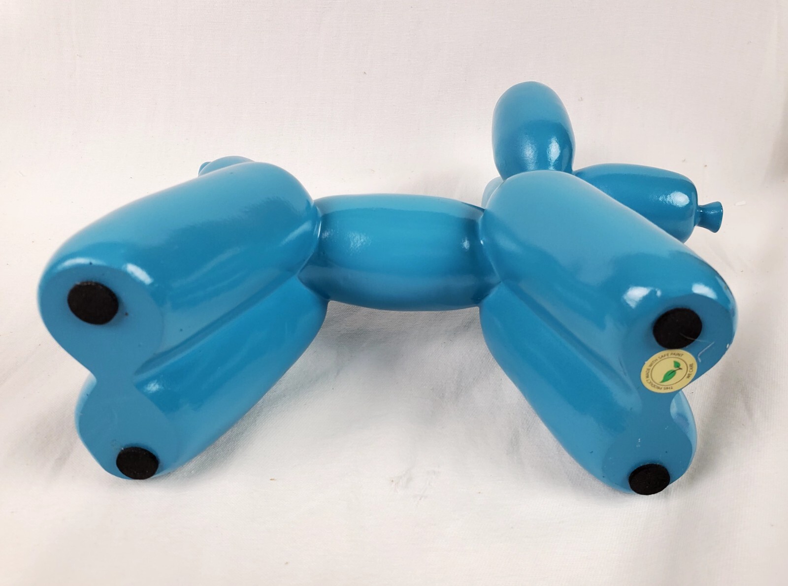 Light Blue Resin Balloon Dog Sculpture Modern Art