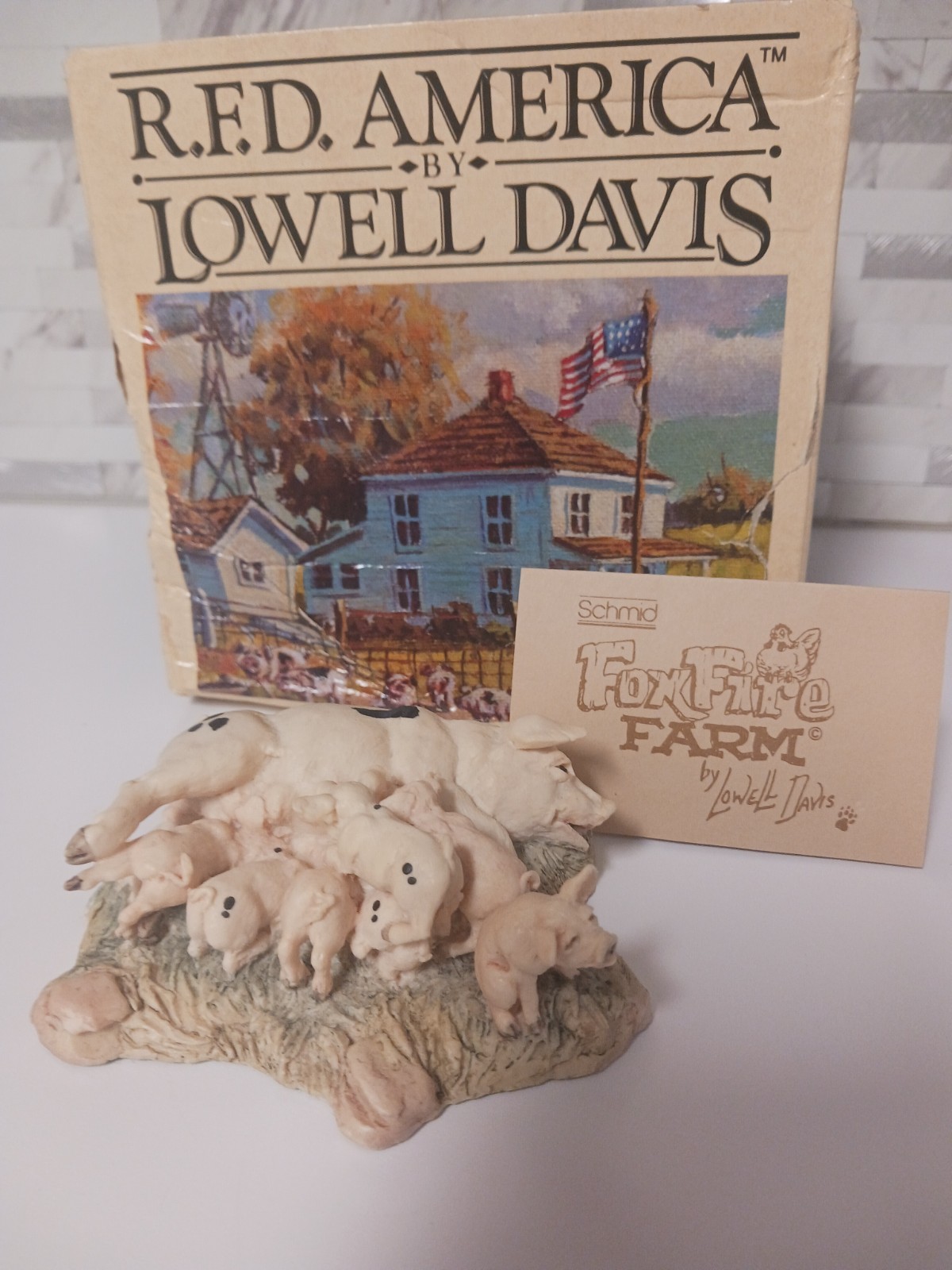 Lowell Davis “Rooted Out” Signed 1981 Schmid Handmade. please see pic’s