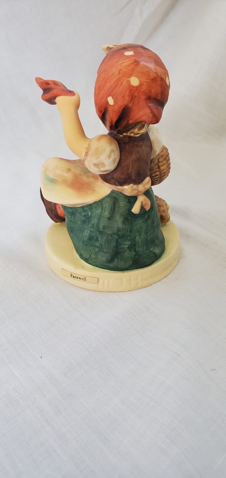 Goebel W. Germany ‘Farewell’ Porcelain Girl Figurine #65 NO BOX