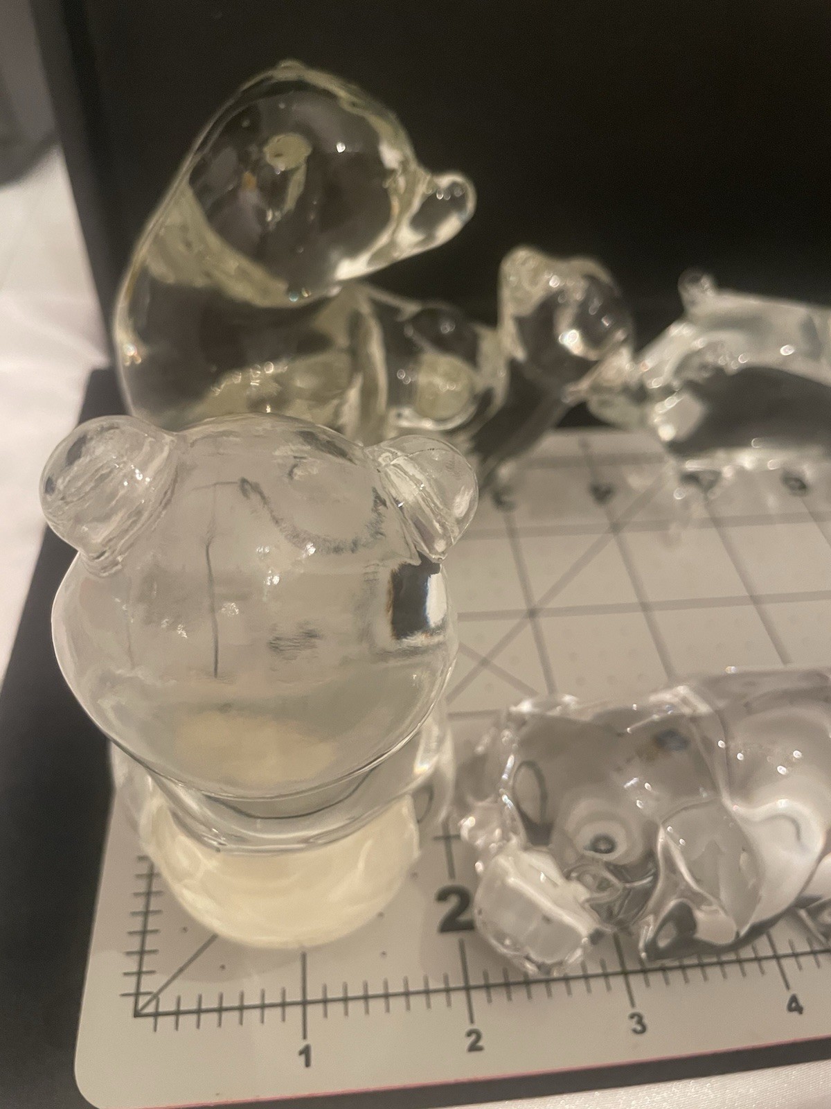 VTG Lot 7 Art Glass Animal Figurines Paperweights SOME Fenton DOG BIRD PIGS BEAR
