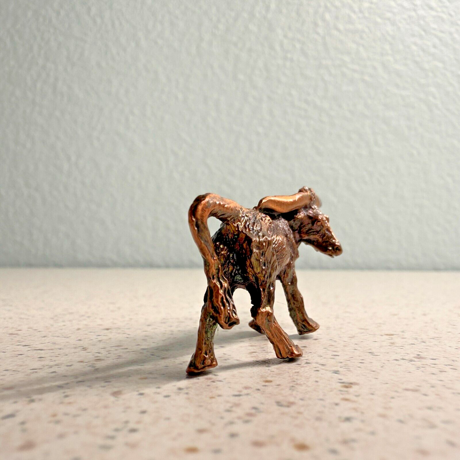 Vintage Spoontique Texas Longhorn 138 Cattle Steer 1″ Miniature Pewter Figurine