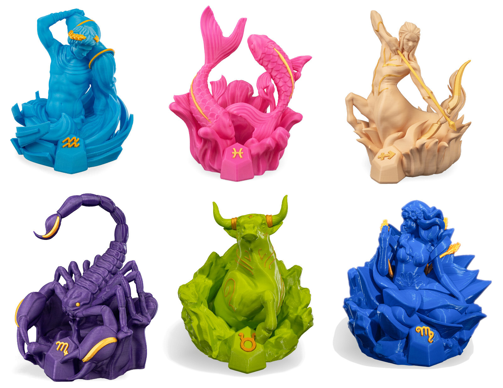Charming Zodiac Statue